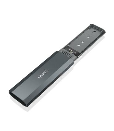 Caja Externa Para Disco SSD M.2 NVMe Aisens ASM2-029GR  USB 3.2  Sin Tornillos