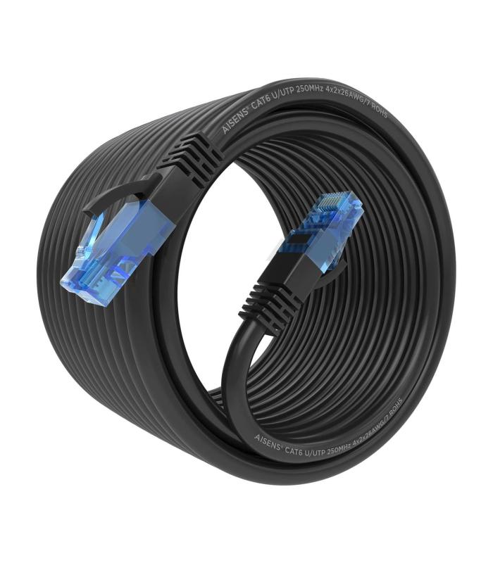 Cable De Red RJ45 AWG26 CCA UTP Aisens A135-0849 Cat.6  7.5m  Negro