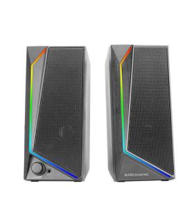 Altavoces Mars Gaming MS72  15W  2.0  Negros