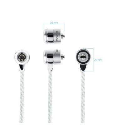 CABLE SEGURIDAD CON LLAVES PARA PORTATILES 1.5M TOOQ TQCLKC0025