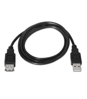 CABLE AISENS USB 2.0 TIPO A M-A H NEGRO 1.0M