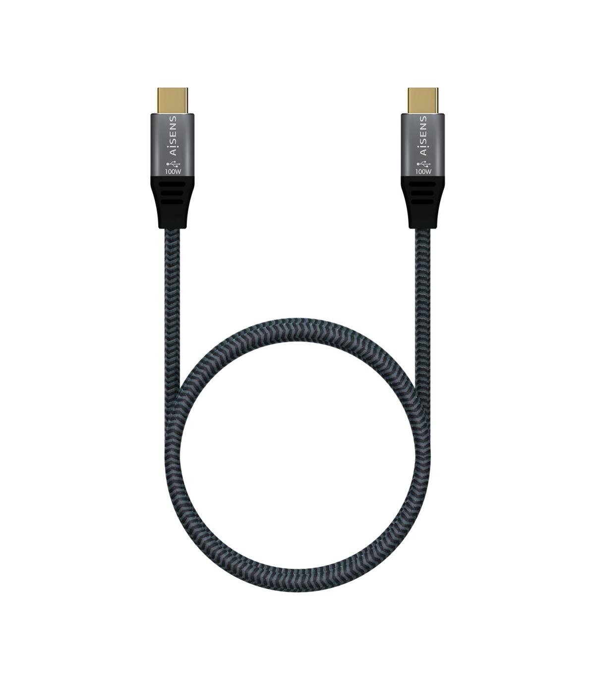 CABLE AISENS USB 3.2 GEN2x2 ALU 20GBPS 8K30HZ 5A 100W USB-C 1.5M