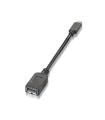 CABLE AISENS USB 3.1 GEN1 5GBPS 3A TIPO USB-C M-A H 15CM NEGRO