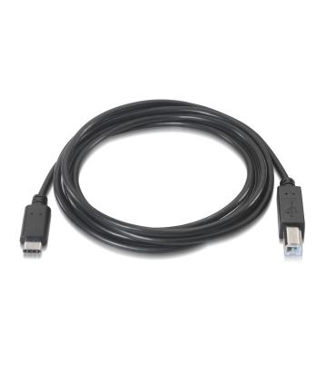 CABLE AISENS USB 2.0 IMPRESORA 3A TIPO USB-C M-B M NEGRO 1.0M