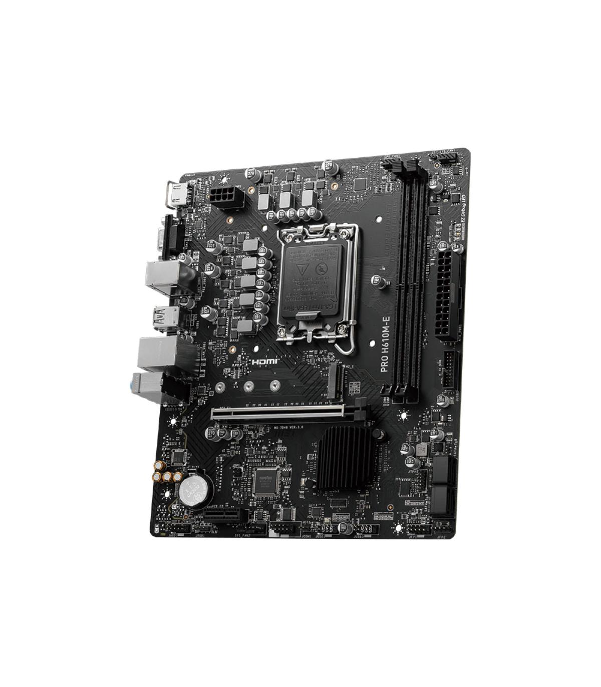 PLACA BASE MSI PRO H610M-E 1700 MATX 2XDDR5