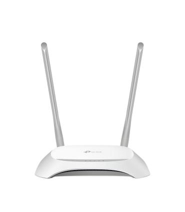 TP-LINK TL-WR850N Router Inalmbrico Banda Nica (2,4 GHz) Ethernet Rpido Gris, Blanco