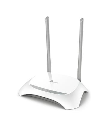 TP-LINK TL-WR850N Router Inalmbrico Banda Nica (2,4 GHz) Ethernet Rpido Gris, Blanco