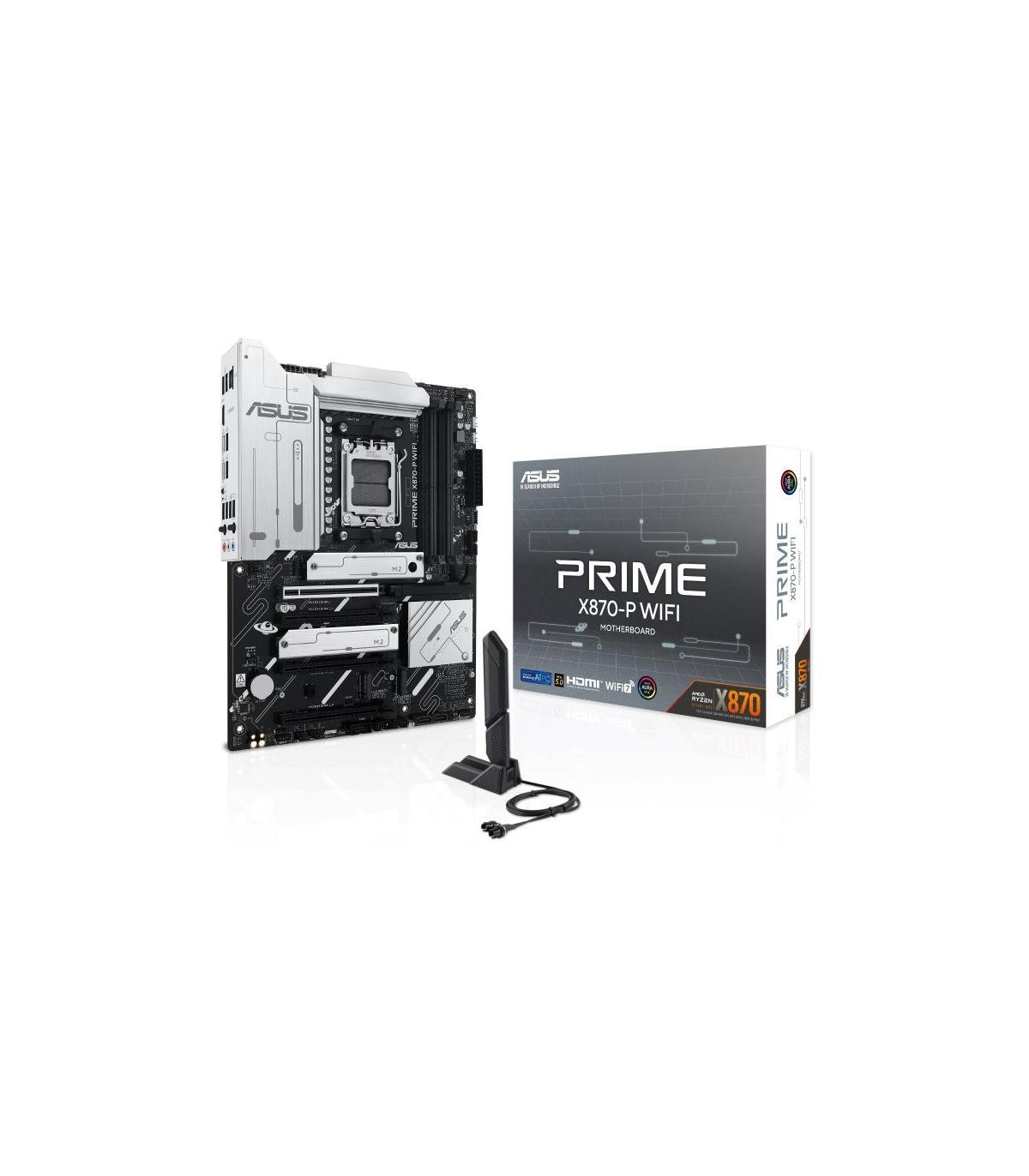 PLACA BASE ASUS PRIME X870-P WIFI AM5 ATX 4XDDR5