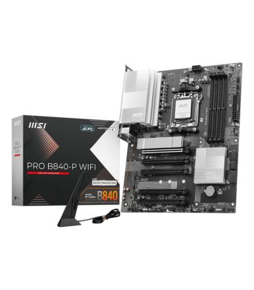 PLACA BASE MSI PRO B840-P WIFI PCI-E 16x Gen4, M.2 Gen4