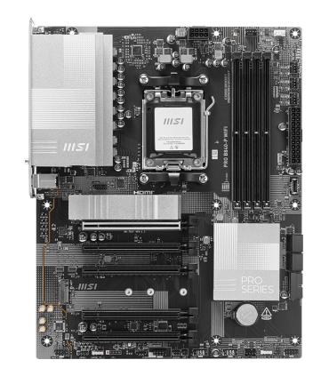 PLACA BASE MSI PRO B840-P WIFI PCI-E 16x Gen4, M.2 Gen4