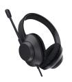Auriculares Trust Ayda Max USB-ENC  Con Micrfono  USB  Negros