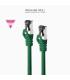 Cable De Red RJ45 SSTP Nanocable 10.20.2000-L25-GR Cat.8.1  25cm  Verde