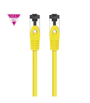 Cable De Red RJ45 SSTP Nanocable 10.20.2000-L25-Y Cat.8.1  25cm  Amarillo