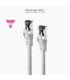 Cable De Red RJ45 SSTP Nanocable 10.20.2000-L30 Cat.8.1  30cm  Gris