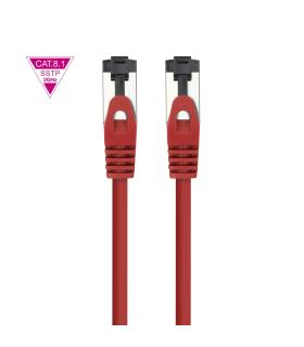 Cable De Red RJ45 SSTP Nanocable 10.20.2000-L30-R Cat.8.1  30cm  Rojo
