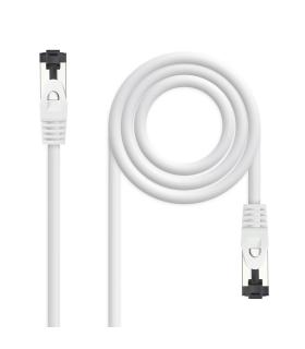 Cable De Red RJ45 SSTP Nanocable 10.20.2000-L30-W Cat.8.1  30cm  Blanco