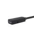 Cable Alargador USB 3.0 Con Amplificador Aisens A105-0408  USB Macho - USB Hembra  Hasta 9W  625Mbps  10m  Negro