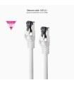 Cable De Red RJ45 SSTP Nanocable 10.20.2001-W Cat.8.1  1m  Blanco