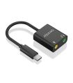 CONVERSOR AISENS USB-C A AUDIO 48KHZ USB-C M-2XJACK 3.5 H 10CM