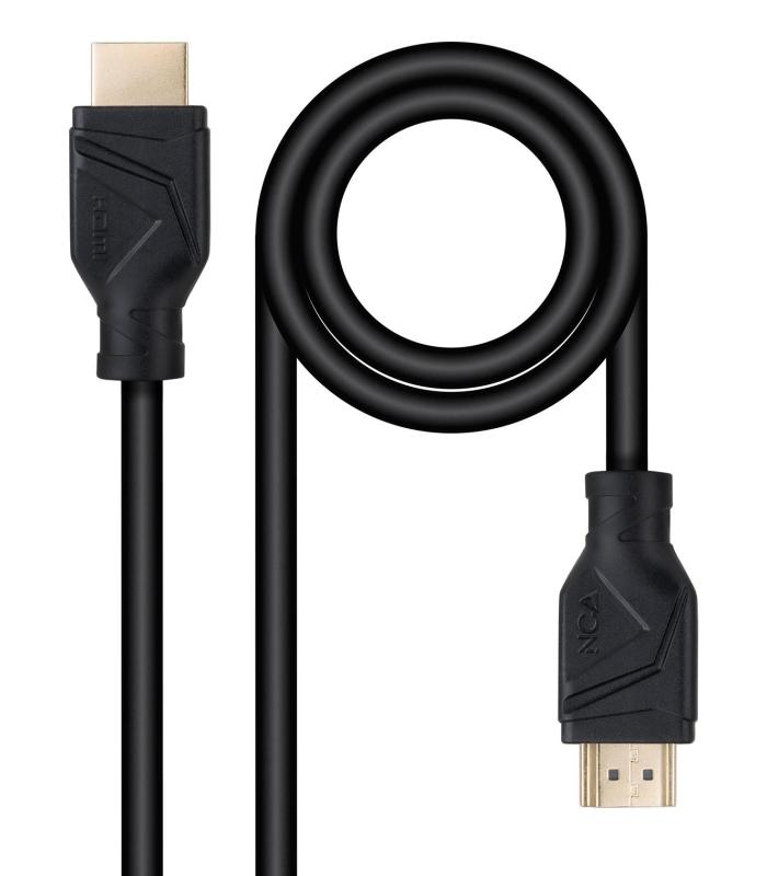 Cable HDMI 2.1 8K Nanocable 10.15.8302  HDMI Macho - HDMI Macho  2m  Negro