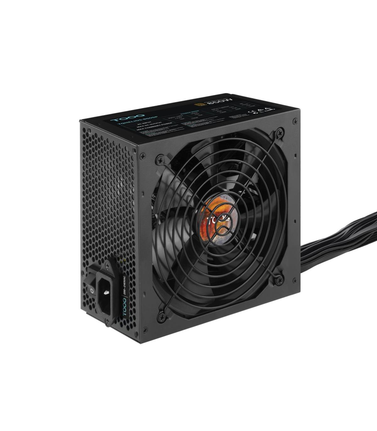 Fuente De Alimentacin TooQ TQHELIOS-850SP  850W  Ventilador 12cm  80 Plus Bronze