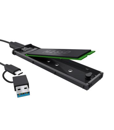 Caja Externa Para Disco SSD M.2 Trust 25806  USB 3.2 Gen2  Sin Tornillos