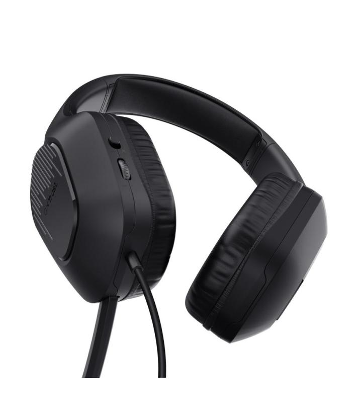 Auriculares Gaming Con Micrfono Trust Gaming GXT 417 Zirox  Jack 3.5  Negros
