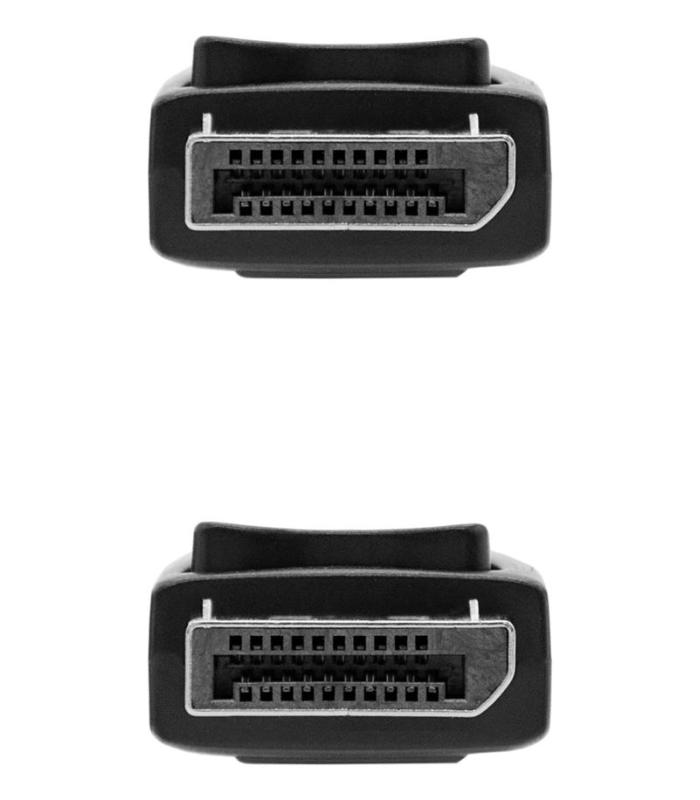 Cable DisplayPort 1.4 8K Nanocable 10.15.2803  DisplayPort Macho - DisplayPort Macho  3m  Certificado  Negro