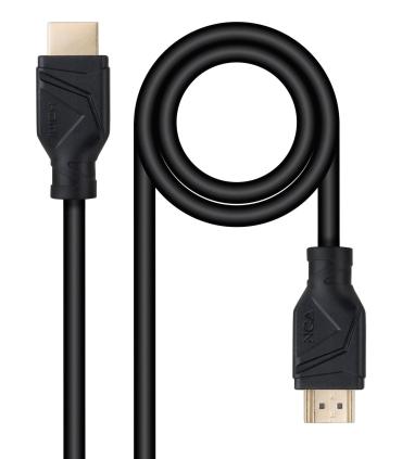 Cable HDMI 2.1 8K Nanocable 10.15.8301  HDMI Macho - HDMI Macho  1m  Negro