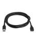 Cable Alargador USB 3.0 Aisens A105-0042  USB Macho - USB Hembra  Hasta 9W  625Mbps  2m  Negro