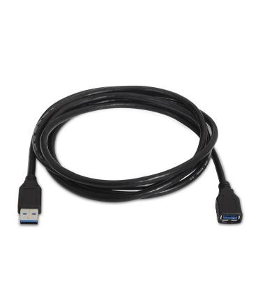 Cable Alargador USB 3.0 Aisens A105-0042  USB Macho - USB Hembra  Hasta 9W  625Mbps  2m  Negro