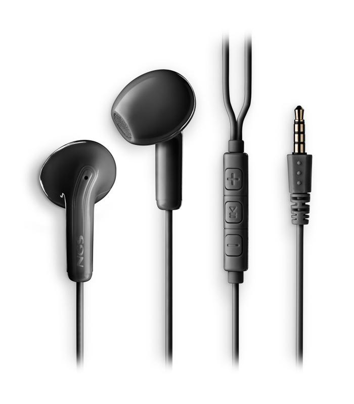 Auriculares Intrauditivos NGS Cross Flip  Con Micrfono  Jack 3.5  Negros