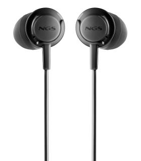 Auriculares Intrauditivos NGS Cross Drift  Con Micrfono  Jack 3.5  Negros