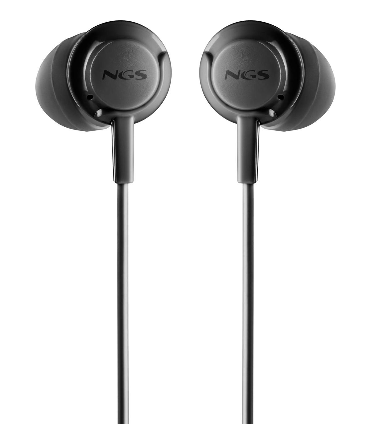 Auriculares Intrauditivos NGS Cross Drift  Con Micrfono  Jack 3.5  Negros