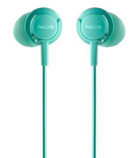 Auriculares Intrauditivos NGS Cross Drift  Con Micrfono  Jack 3.5  Verdes