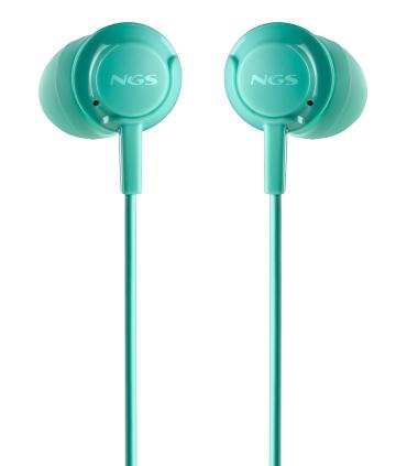 Auriculares Intrauditivos NGS Cross Drift  Con Micrfono  Jack 3.5  Verdes