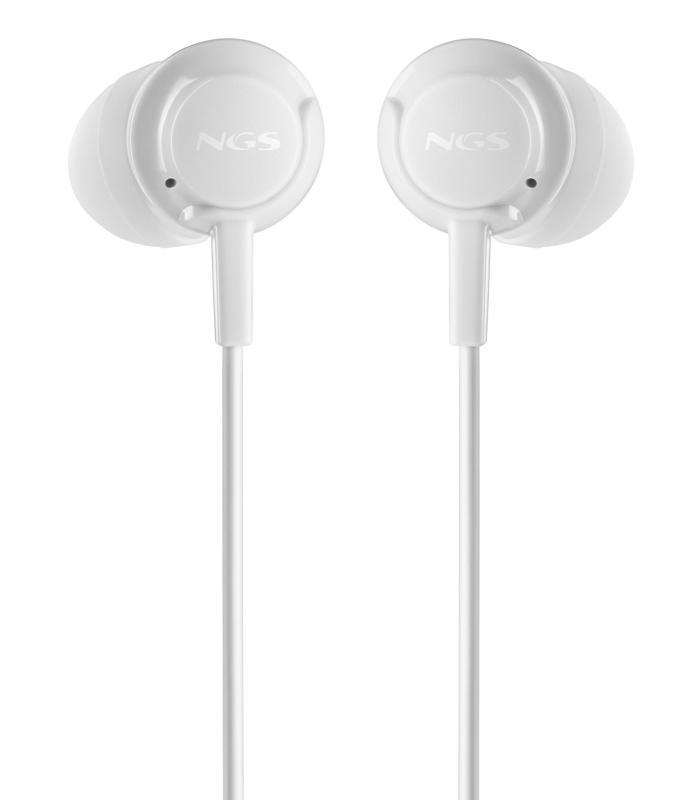 Auriculares Intrauditivos NGS Cross Drift  Con Micrfono  Jack 3.5  Blancos