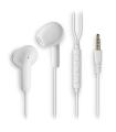 Auriculares Intrauditivos NGS Cross Flip  Con Micrfono  Jack 3.5  Blancos