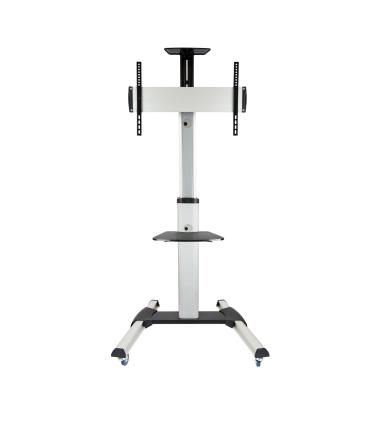Soporte De Suelo Inclinable  Ajustable Con Ruedas TooQ FS1870M-B Para TV De 37-70'  Hasta 50kg