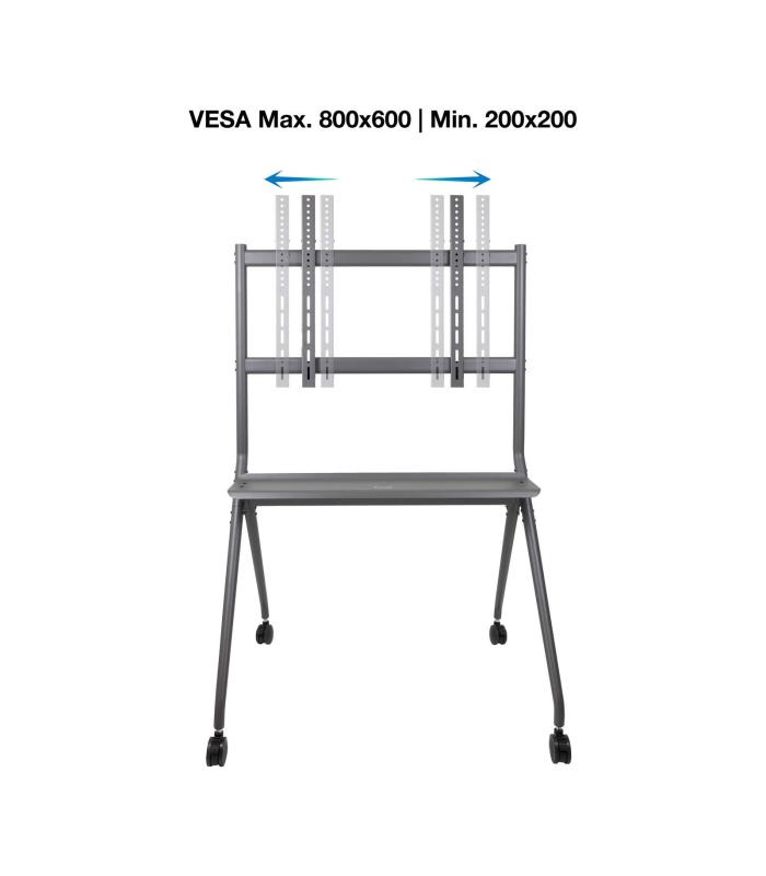 Soporte De Suelo Con Ruedas TooQ FS20205M-B Para TV De 50-86'  Hasta 120kg