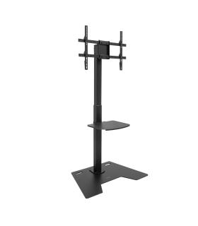 Soporte De Suelo Rotatorio Ajustable TooQ FS2284M-B Para TV De 37-70'  Hasta 70kg