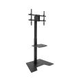 Soporte De Suelo Rotatorio Ajustable TooQ FS2284M-B Para TV De 37-70'  Hasta 70kg