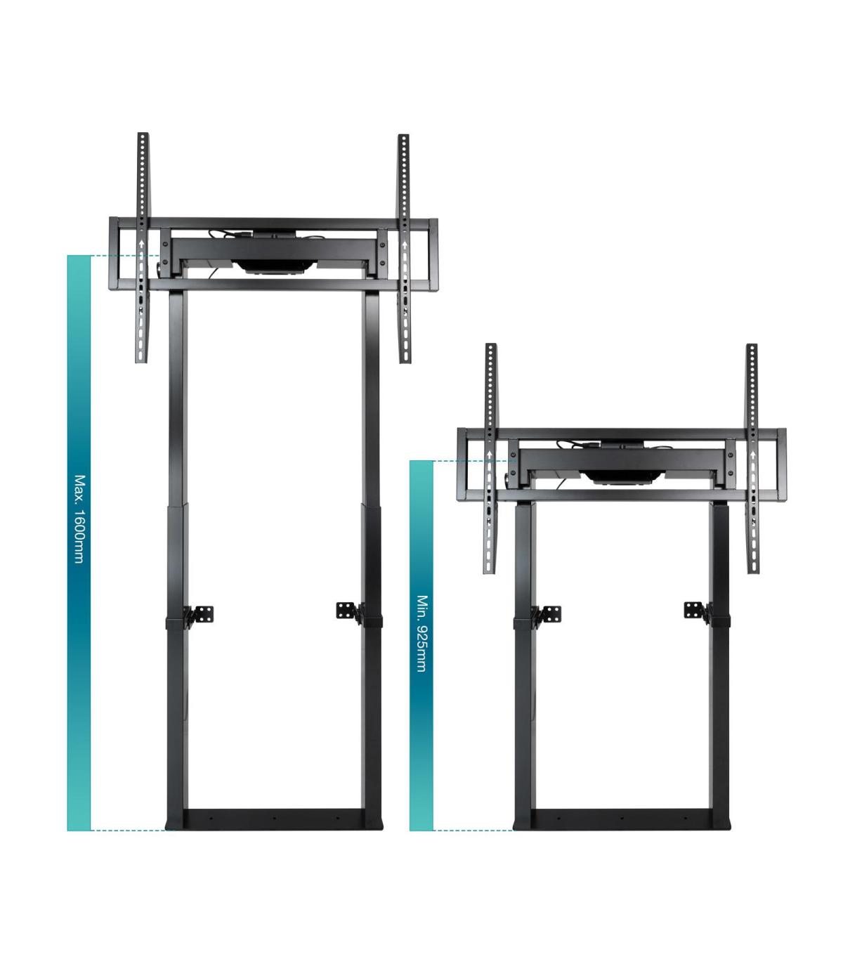 Soporte De Suelo  Pared Elctrico TooQ FSM01-B Para TV 55-100'  Hasta 120kg