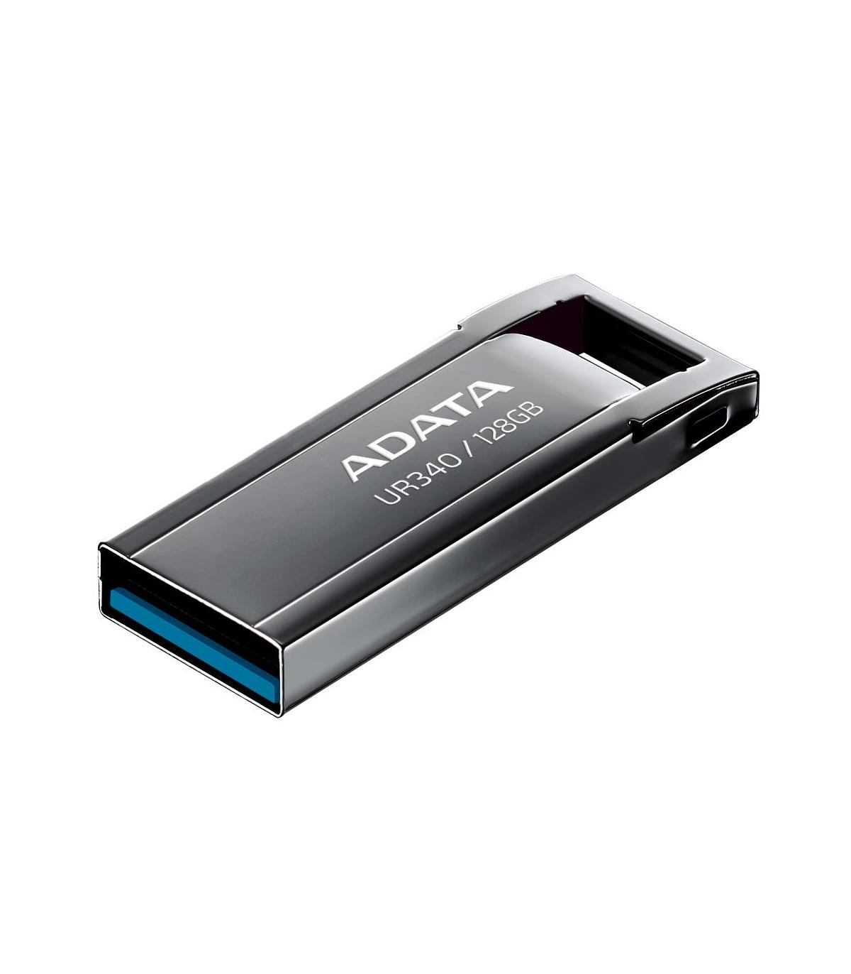 ADATA Lapiz USB UR340 128GB USB 3.2 Metal Black