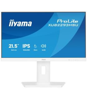 MONITOR IYAMA PROLITE, 21,5 PULAGADS, 54,5 CM, IPS PANEL TECHNOLOGY LED, 1920X1080, 100 HZ, MATE BLANCA