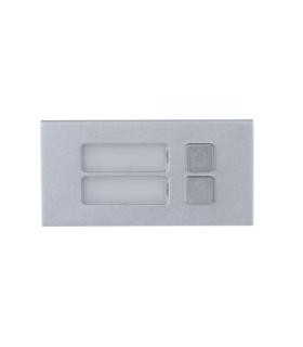 (DHI-VTO4202F-MB2) DAHUA MDULO CON 2 BOTONES PARA VIDEOPORTERO EXTERIOR MODULAR SERIE VTO4202F 50X100MM