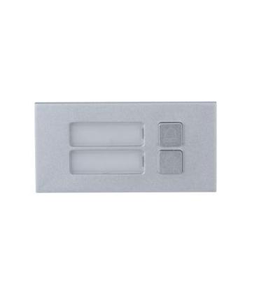 (DHI-VTO4202F-MB2) DAHUA MDULO CON 2 BOTONES PARA VIDEOPORTERO EXTERIOR MODULAR SERIE VTO4202F 50X100MM