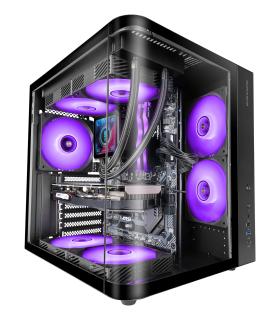 MARS GAMING Semitorre ATX MCCURV Negra