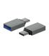 MINI ADAPTADOR AISENS ALUMINIO USB 3.2 GEN1 3A USB-C M-A H GRIS