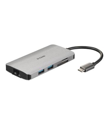 D-Link DUB-M810 Hub USB-C 8 En 1 HDMI Eth CardRead